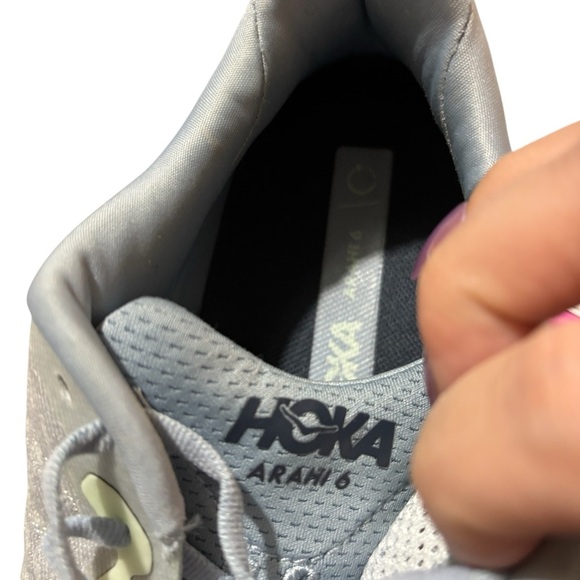 Hoka One One Arahi 6 Women’s Running Shoes Sz 10.5B Blue/Gray Stability Comfort - Picture 9 of 14